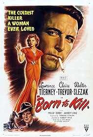 Walter Slezak, Lawrence Tierney, and Claire Trevor in Born to Kill (1947)