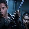 Jai Courtney and Emilia Clarke in Terminator Genisys (2015)