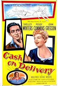 Shelley Winters, Peggy Cummins, and John Gregson in Cash on Delivery (1954)