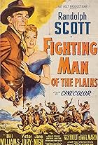 Randolph Scott and Jane Nigh in Fighting Man of the Plains (1949)