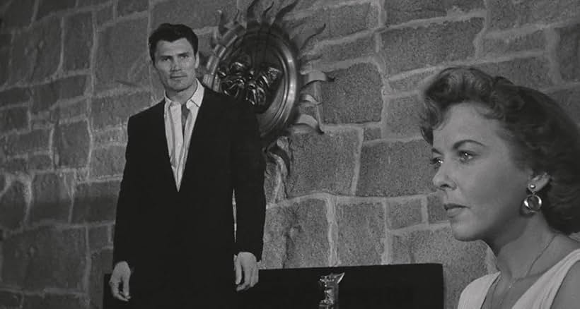 Jack Palance and Ida Lupino in The Big Knife (1955)