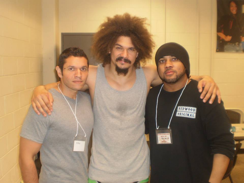 Brandon E. Brooks, Carlos Colón Jr., and Amel J. Figueroa in House of Hardcore 2 (2013)