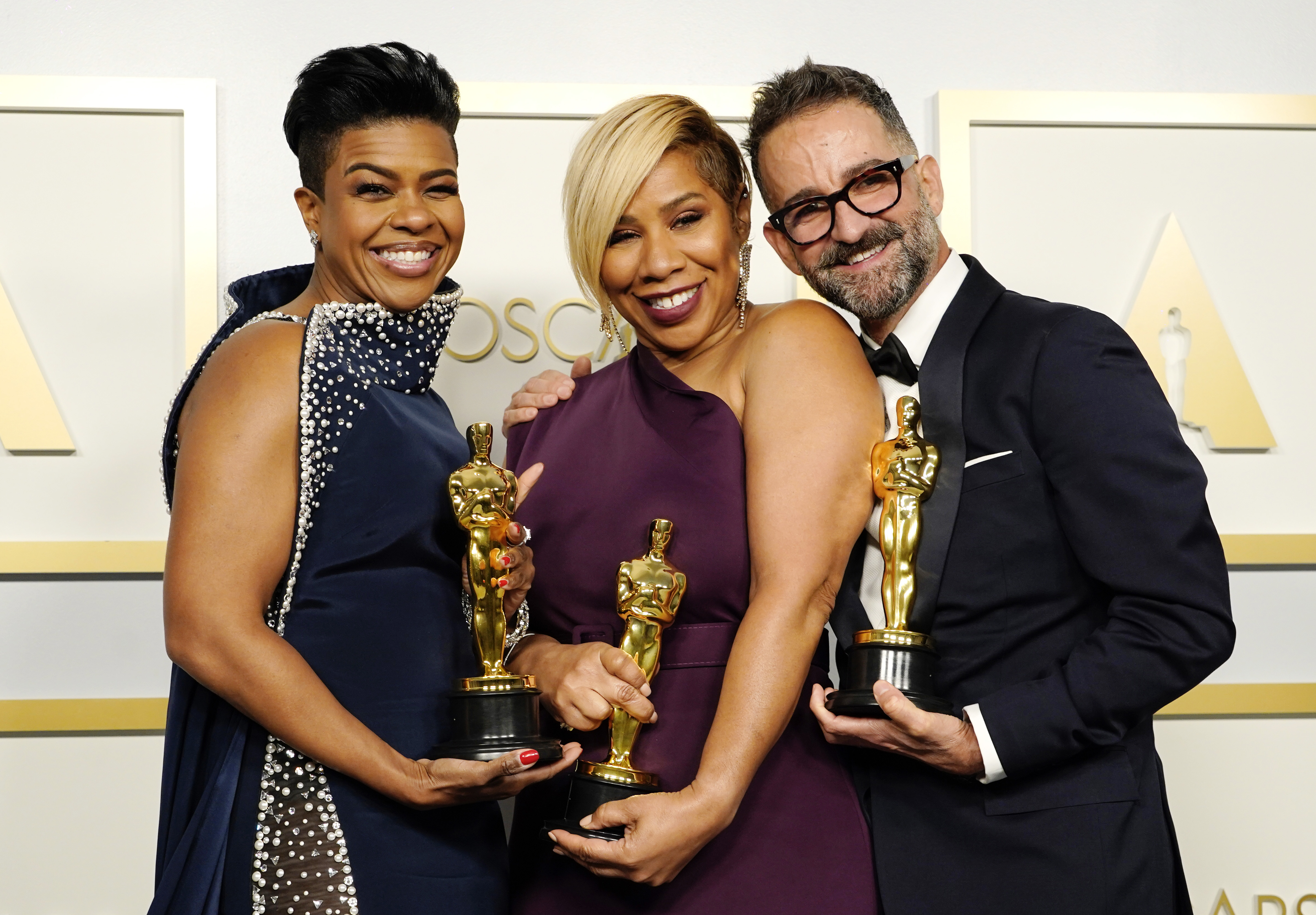 Sergio Lopez-Rivera, Mia Neal, and Jamika Wilson at an event for The Oscars (2021)