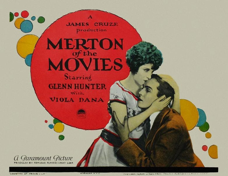 Viola Dana and Glenn Hunter in Merton of the Movies (1924)