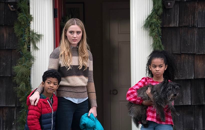 Still of Jakari Fraser, Kathryn Newton, and Mia Fowler in Ben is Back