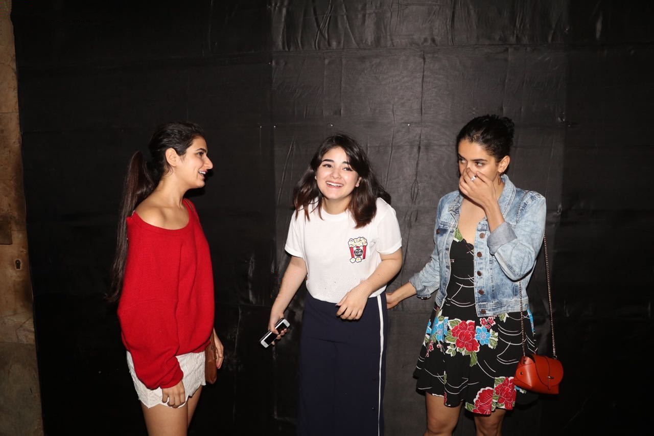 Fatima Sana Shaikh, Sanya Malhotra, and Zaira Wasim