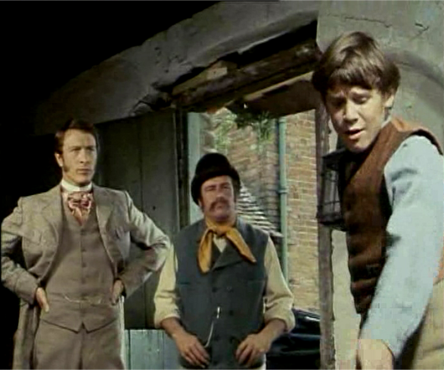 Michael Culver, Stephen Garlick, and Larry Martyn in The Adventures of Black Beauty (1972)