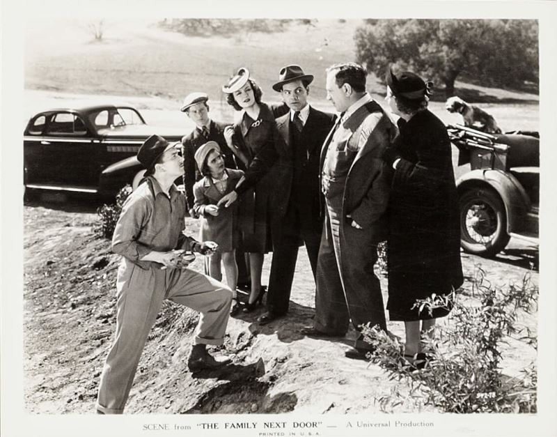 Hugh Herbert, Benny Bartlett, Ruth Donnelly, Joy Hodges, Juanita Quigley, and Eddie Quillan in The Family Next Door (1939)