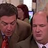 Creed Bratton, Kate Flannery, Ed Helms, and Brian Baumgartner in The Office: The Outburst (2008)