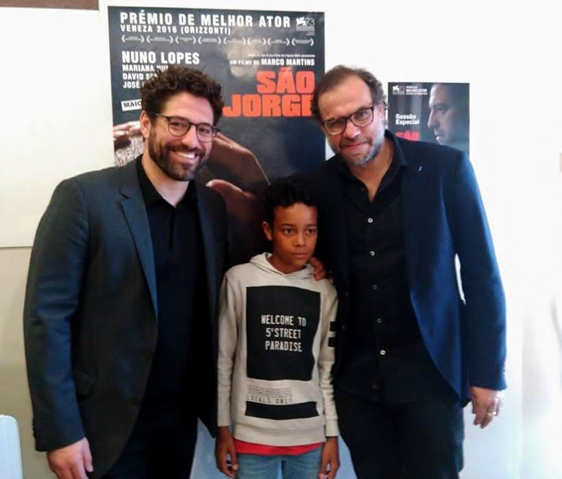 Nuno Lopes, Marco Martins, and David Semedo at an event for Saint George (2016)