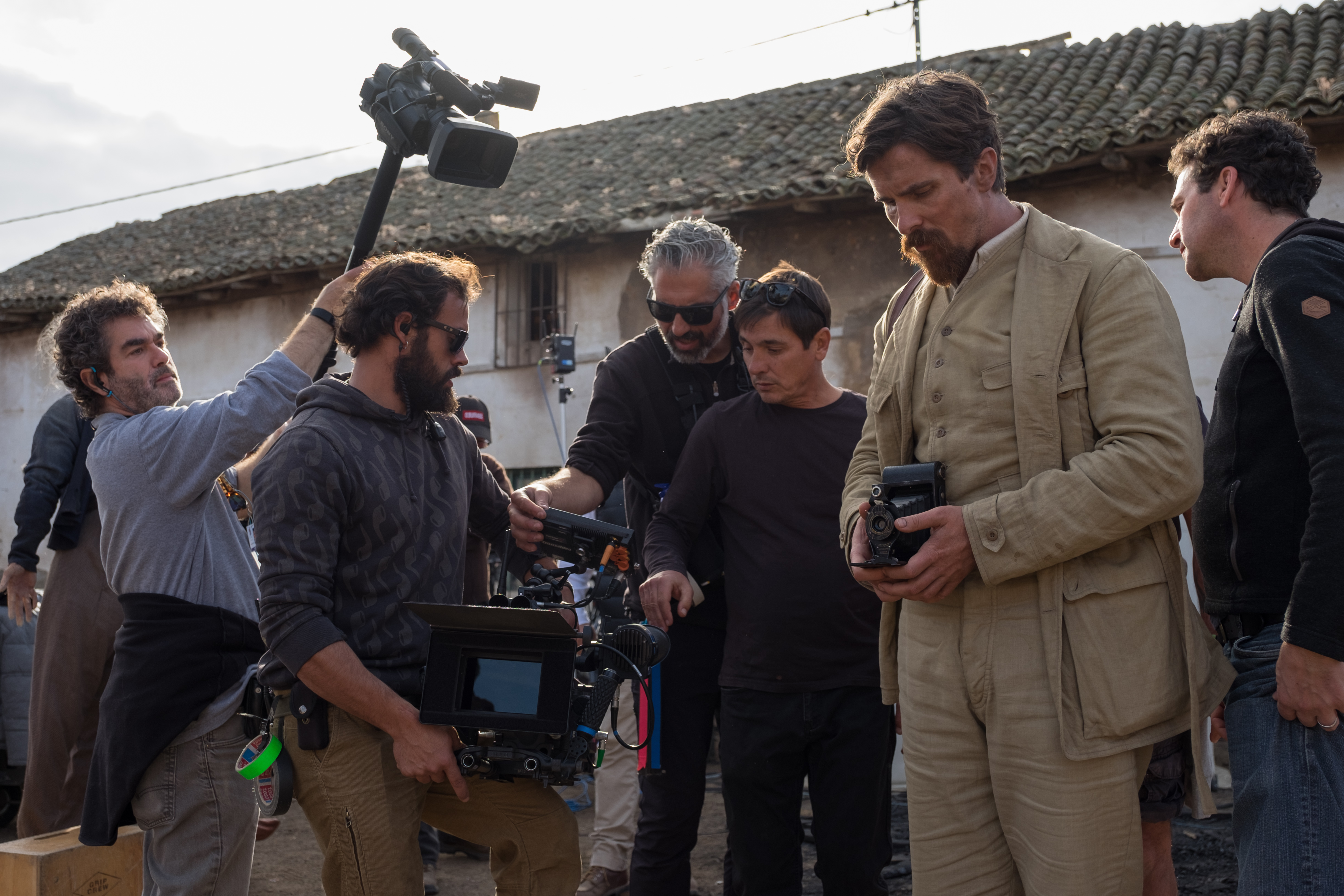 Joe Berlinger films Christian Bale for "Intent To Destroy" 