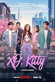 Gia Kim, Sang Heon Lee, Anthony Keyvan, Anna Cathcart, and Minyeong Choi in XO, Kitty (2023)