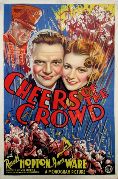 Harry Holman, Russell Hopton, and Irene Ware in Cheers of the Crowd (1935)