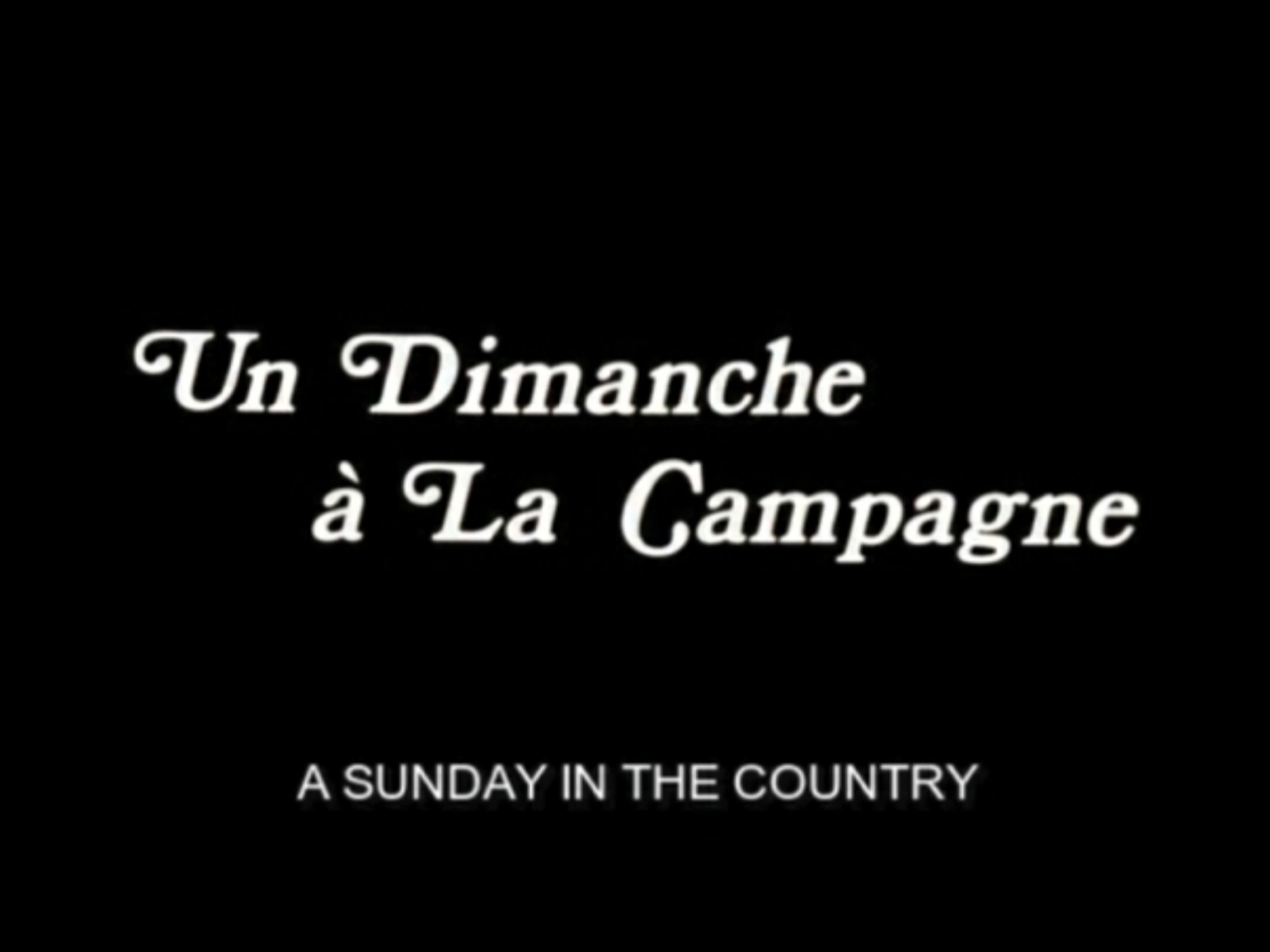 A Sunday in the Country (1984)