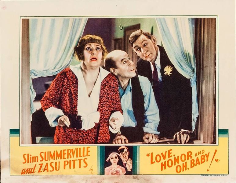 Lucile Gleason, Donald Meek, Zasu Pitts, and Slim Summerville in Love, Honor and Oh, Baby! (1933)