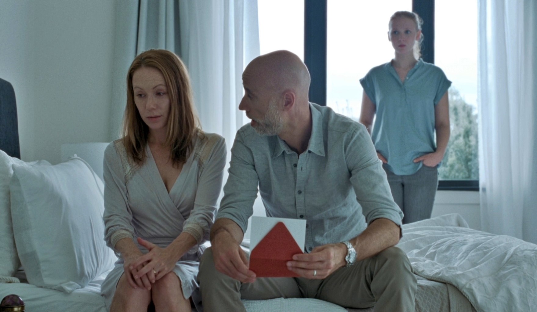 Simone-Élise Girard, James Hyndman, and Isolda Dychauk in Boris Without Béatrice (2016)