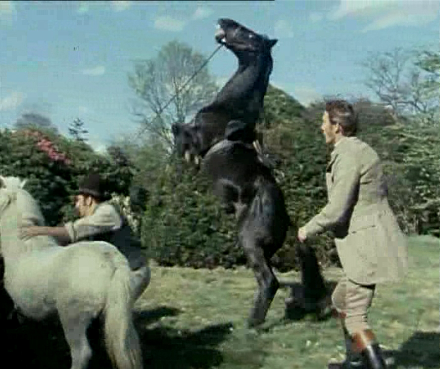 Michael Culver and Larry Martyn in The Adventures of Black Beauty (1972)