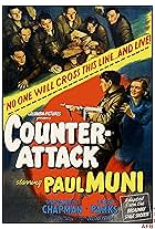 Rudolph Anders, Marguerite Chapman, Frederick Giermann, George Macready, Harro Meller, Paul Muni, Erik Rolf, Philip Van Zandt, and Wolfgang Zilzer in Counter-Attack (1945)