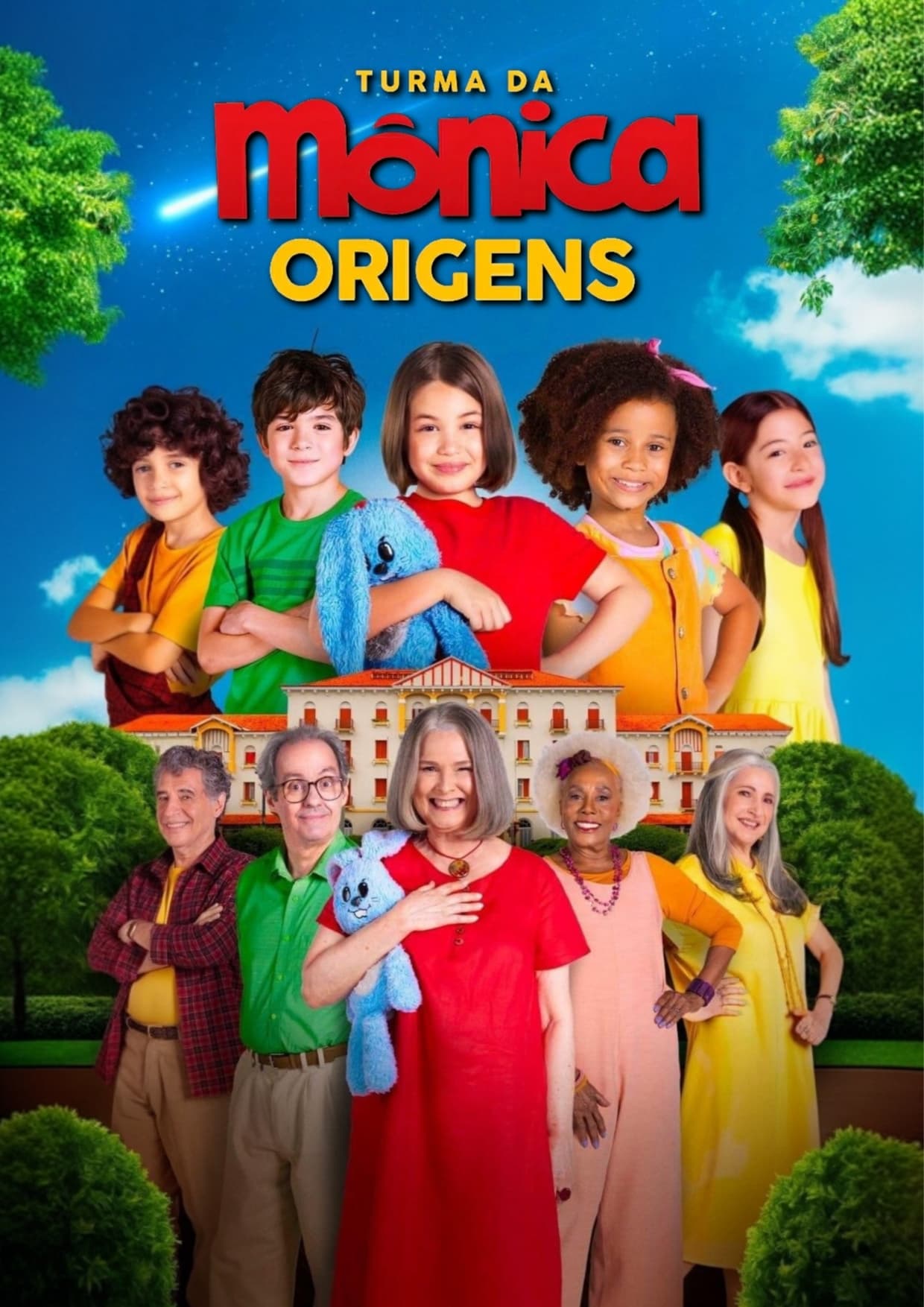 Giovanna Urbano, Felipe Rosa, Manu Colombo, Bernardo Faria, and Sabrina Souza in Turma da Mônica: Origens (2024)