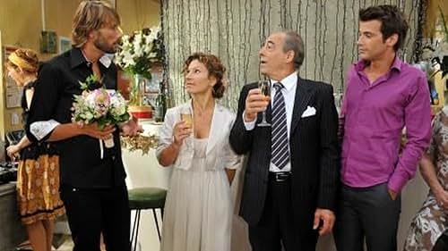 Michel Cordes, Sylvie Flepp, Laurent Kérusoré, and Franck Borde in Plus belle la vie (2004)