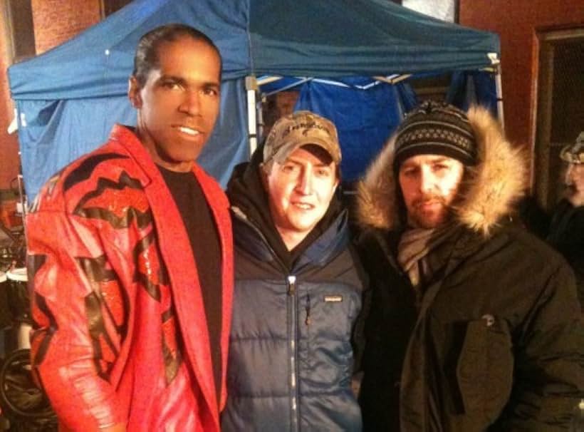 Raw Leiba,Director David Gordon-Green and Sam Rockwell in "The Sitter"  