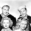 Veronica Lake, Eddie Bracken, Marjorie Reynolds, and Sonny Tufts in Bring on the Girls (1945)