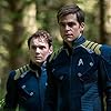 Anton Yelchin and Chris Pine in Star Trek Beyond (2016)