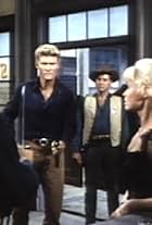 Baynes Barron, Chuck Connors, Larry Pennell, and Karen Steele in Branded (1965)