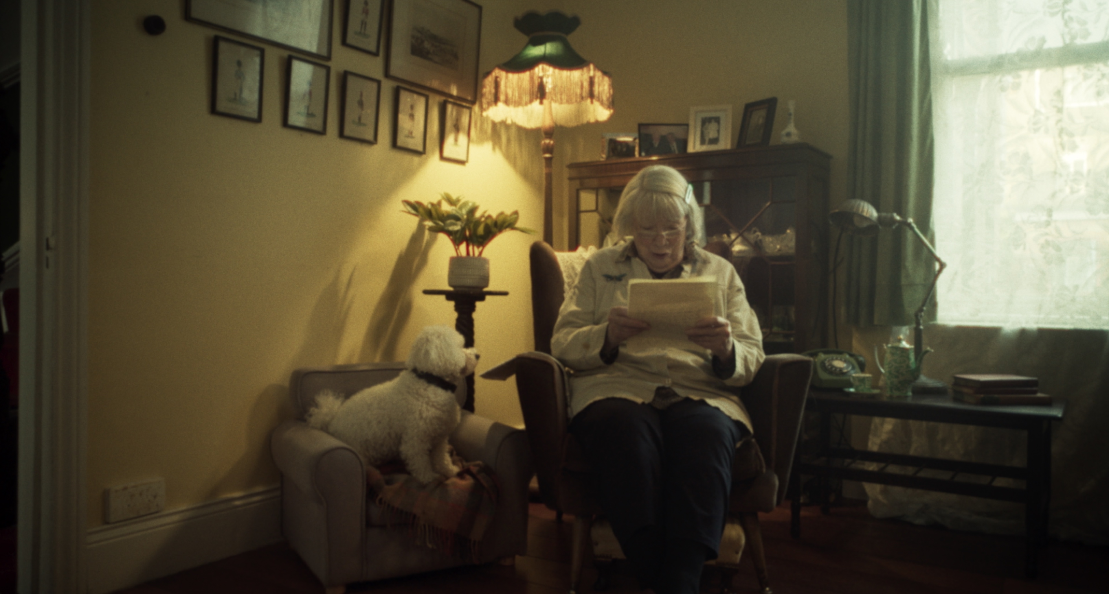 Rosaleen Linehan and Bonnie in A Lady of Paris (2024)