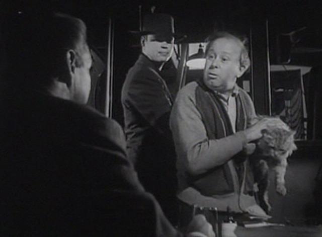 Hal Baylor, Percy Helton, and Sonny Tufts in The Crooked Way (1949)