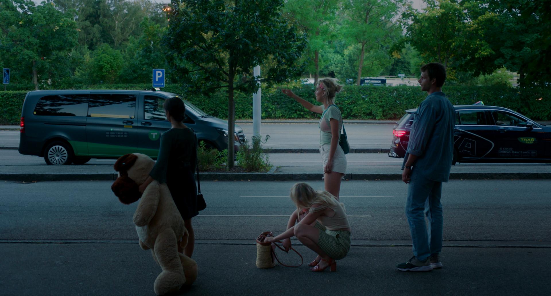 Angela Bundalovic, Emma Sehested Høeg, Frederikke Dahl Hansen, and Christoffer Hvidberg Rønje in Limboland (2020)