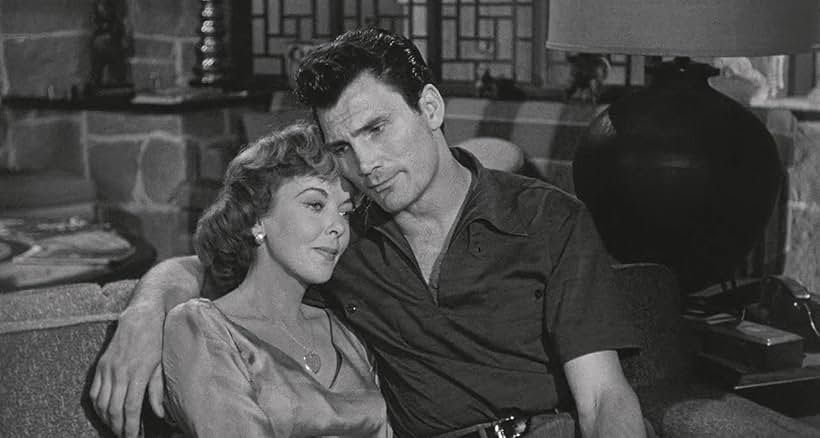 Jack Palance and Ida Lupino in The Big Knife (1955)