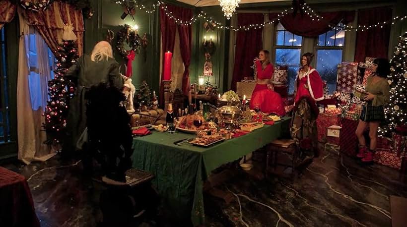 Tom Fitzpatrick, Dare Taylor, Lauren Nicole Smith, and Cody Renee Cameron in The Twelve Slays of Christmas (2022)