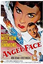 Robert Mitchum and Jean Simmons in Angel Face (1952)