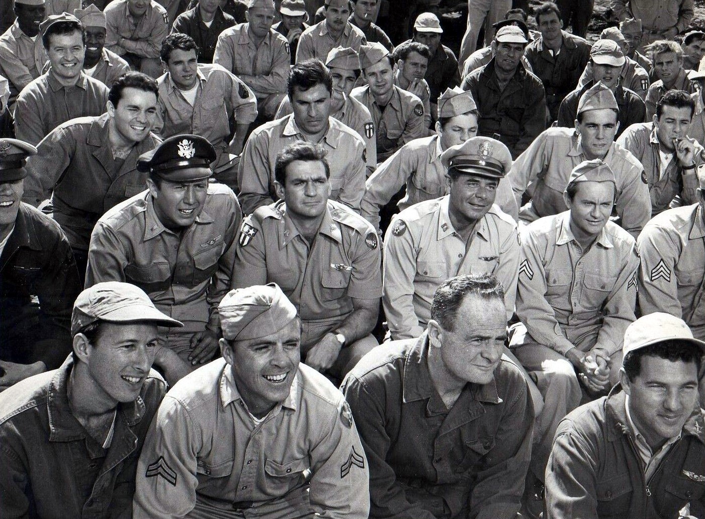 Glenn Ford, Rod Taylor, and Wally Cox in Fate Is the Hunter (1964)