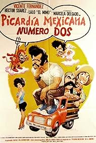 Eduardo de la Peña, Marcela Delgado, Vicente Fernández, and Héctor Suárez in Picardía mexicana: número dos (1980)