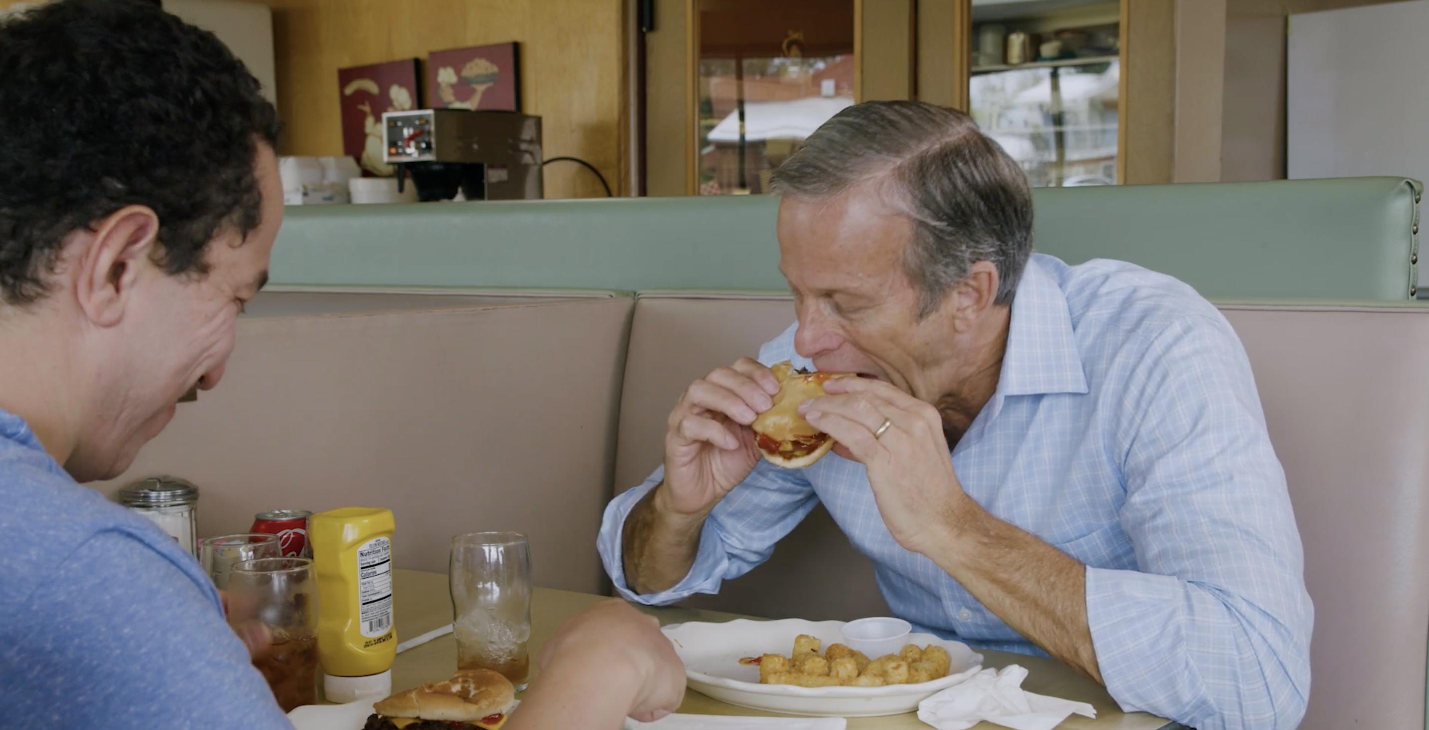 John Thune and Alexander Heffner in Breaking Bread with Alexander (2023)