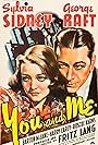 George Raft and Sylvia Sidney in You and Me (1938)