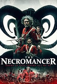 Stuart Brennan, Marcus Macleod, Mark Paul Wake, Charlie Morgan, David Izatt, Austin Caley, and Alasdair Blair in The Necromancer (2018)