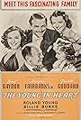 Billie Burke, Douglas Fairbanks Jr., Paulette Goddard, Janet Gaynor, and Roland Young in The Young in Heart (1938)