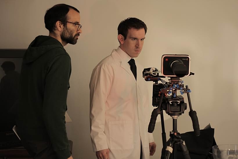 Directing the Just Giggle It Viral Video "Live Action Powerpuff Girls Trailer" in costume as The Professor