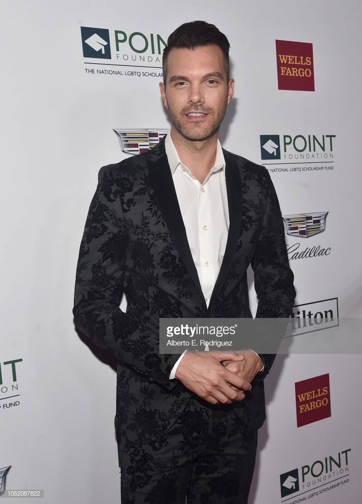 AJ Gibson attends Point Foundation fundraiser in Beverly Hills