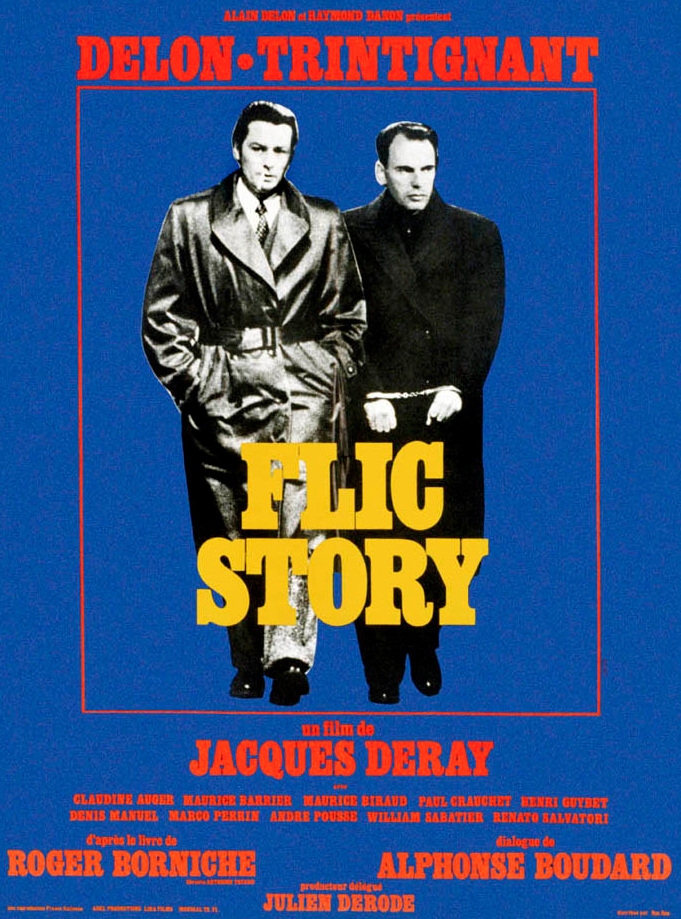 Alain Delon and Jean-Louis Trintignant in Flic Story (1975)