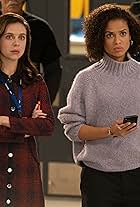 Gugu Mbatha-Raw and Bel Powley in The Morning Show (2019)