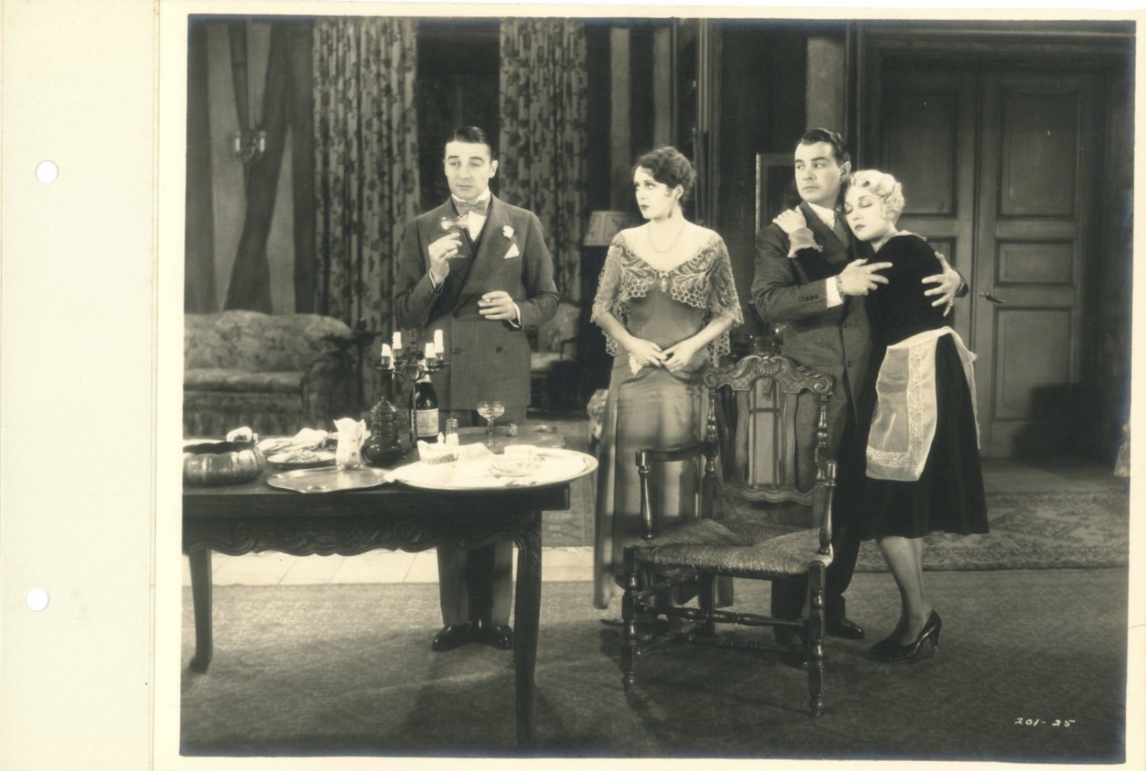 Sidney Blackmer, Clive Brook, Billie Dove, and Leila Hyams in Sweethearts and Wives (1930)