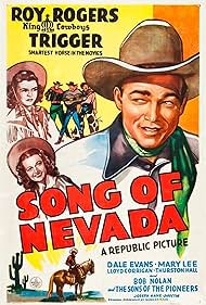 Roy Rogers, Dale Evans, Mary Lee, and Trigger in Song of Nevada (1944)