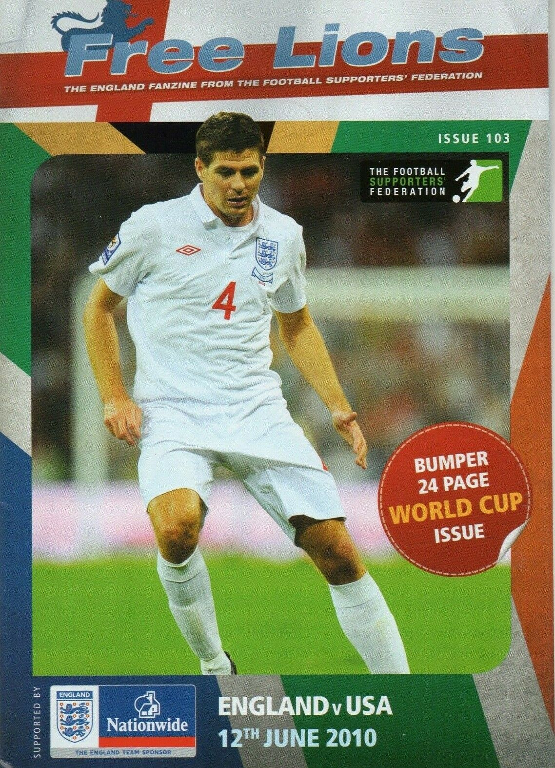 Steven Gerrard in 2010 FIFA World Cup South Africa (2010)