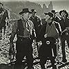 Ward Bond, Ben Johnson, Charles Kemper, Fred Libby, Mickey Simpson, and Hank Worden in Wagon Master (1950)