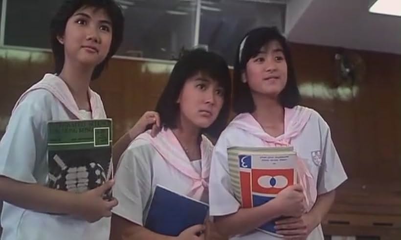 Charine Chan, Sabrina Ho, and Wing-Han Lam in Happy Ghost III (1986)