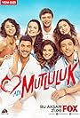 Kaan Yildirim, Dilara Aksüyek, Ceyhun Mengiroglu, Asli Bekiroglu, Zeynep Bastik, and Begüm Atak in Adi: Mutluluk (2015)